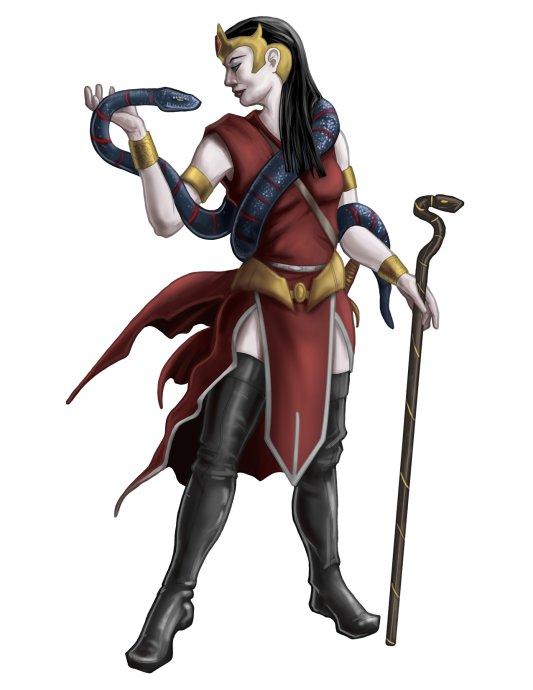The witch class from the Advanced Player's Guide has strange abilities, magic tricks unrelated to spellcasting, that can strengthen them or weaken foes.