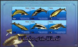 50 Indian Independence Souvenir Sheet... 6.00 4.85 1035 75 Whales of the World Sheet of 6... 10.75 8.50 1036 $2.