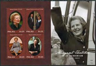 PAGE 7 1151 $1.25 Margaret Thatcher Sheet of 4... 12.00 9.50 1152 $3.50 Margaret Thatcher Souvenir Sheet..... 8.