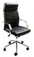 SEATING PRO EXECUTIVE MID BACK CHAIR white