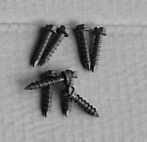1 Cement screws 1 ¼