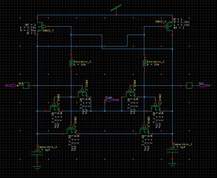 4: Six Stage 2 Branch Charge Pump When the adjacent PMOS and NMOS are turned off the charges in those transistors are mitigated.