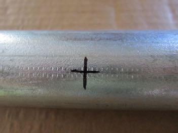 Hand Drilling Accurate Holes in Pipe Look