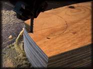 molten metal from the work piece Very thin or odd-shaped metals may be successfully cut by friction sawing when conventional methods fail X-TRA DUTY 0 HARD EDGE, FLEX BACK Heavy duty for wood, metal