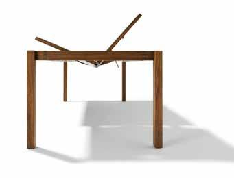 : magnum extendable table, 200 100 + 100 cm, wood type oak, iron moss ceramic magnum cantilever chair, taupe