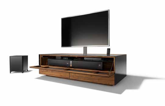 82 home entertainment home entertainment 83 TV-mount The swivelling TV-mount always provides the right viewing angle and thus greater