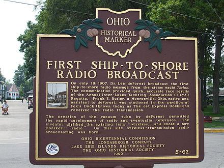 Infancy 1900 First Radio stations: > US Navy among earliest to adopt radio technology (shore telegraph) 1906 Beginnings of regulation > 1906 Berlin Conference: INTERNATIONAL WIRELESS TELEGRAPH