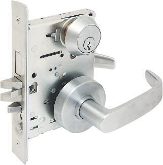13-2002 Series 1000, Lock body conforms to Federal Standard FF-H- 106 Type 86/87 UL Listed (3 hour), for use on fire doors, single or pairs 1 3/4" standard 2 3/4" Heavy gauge steel 8" x 1 1/4" x