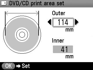 Appendix Printing on DVD/CD DVD/CD Direct Print This section described DVD/CD Direct Print briefly. For more details, refer to the CD-R Print Guide.