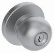 3400 Series Extra Heavy Duty, Commercial, Industrial, Institutional Grade 1 Thru-Bolt Mounting 3 9 /16" Rose Diameter Cylindical Lock, 6 Pin "C" Keyway ANSI Strike 3400 Series US26D 3410 Passage $205.