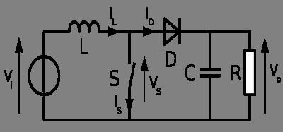 Voltage across the load can be stepped up by varying duty cycle and the minimum output voltage is V i when k = 0 [6].