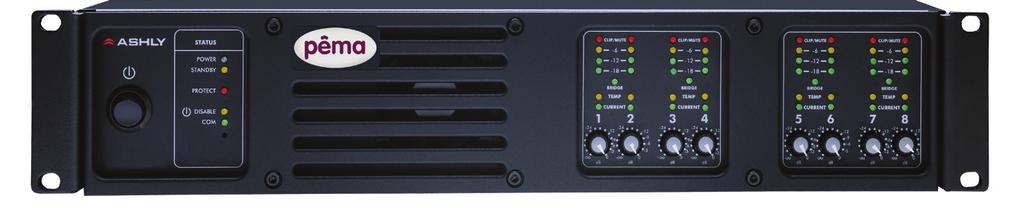Powered Matrix Processors pêma protea êquipped media amplifier pêma 4125 4250 8125 8250 pêma specifications Features: Powered Processors Ashly Audio s promise to Simplify Integration continues with