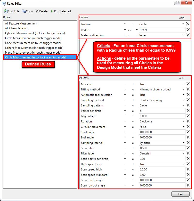Rules Editor The Rules Editor is used to create, change and run rules that are applied to design model features and characteristics listed in the Plan View.