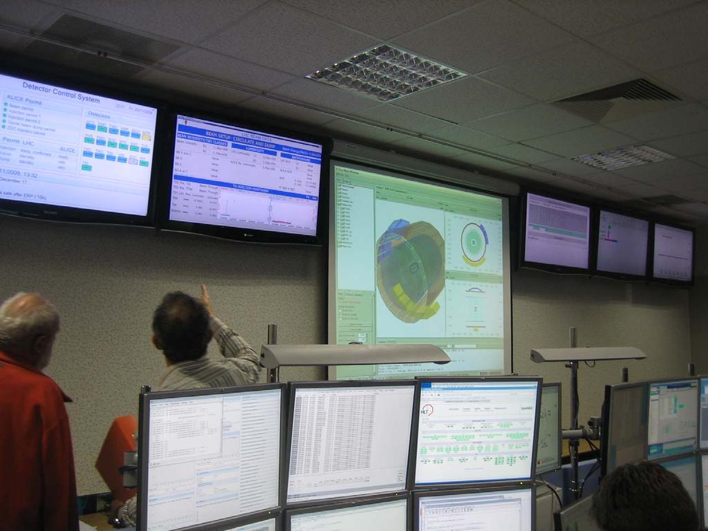 CERN Point 2 ALICE CONTROL ROOM