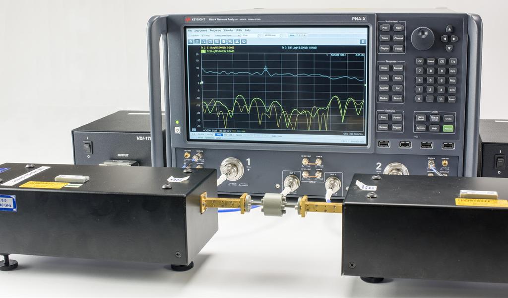 Direct Connect Solutions These solutions do not require a millimeter-wave test set controller as they connect directly to the front panel of a dual source PNA or PNA-X.