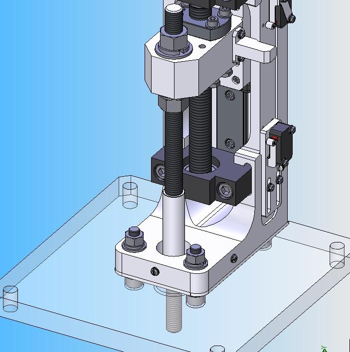 ball screw Tuner actuator shaft Precision servo-motor and ball screw on top of cryomodule Actuator