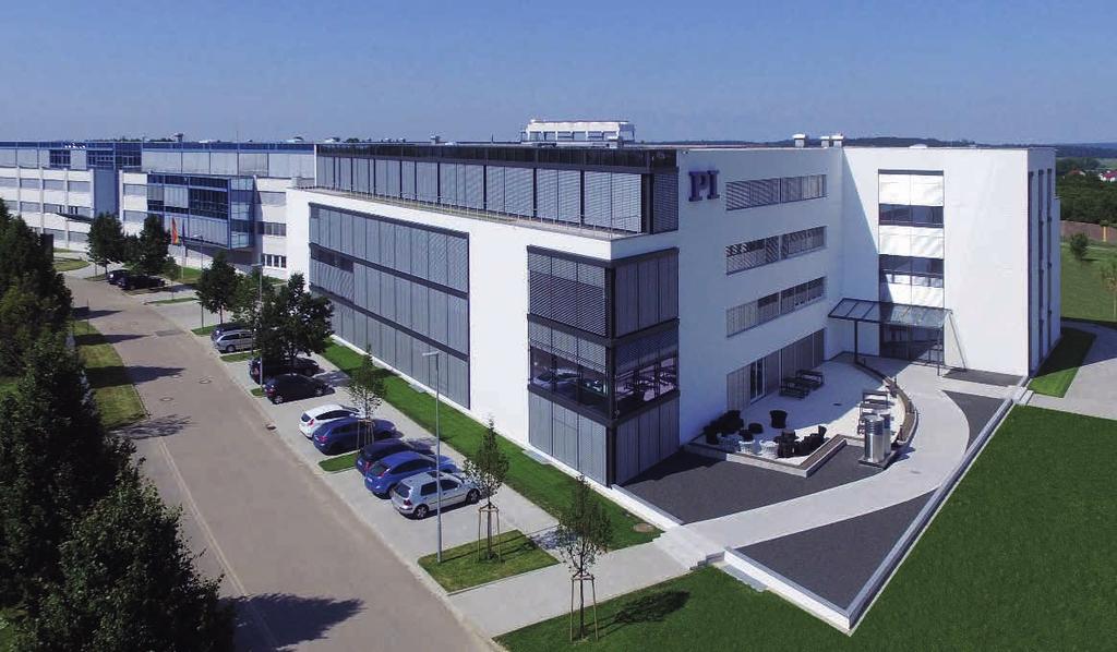 The PI Group A Strong Partner for Industry and Research Introduction The PI headquarters in Karlsruhe, Germany, manifests the continuous growth.