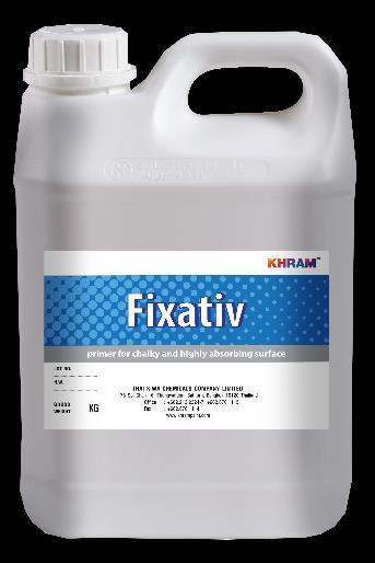 for diluting KHRAM Silicate Paint Also act as primer for chalky and highly absorbing surface *Contact TKW