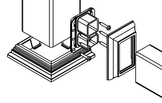 Drain Holes Adjustable Foot Foot Block Block Insert 4) Install Bottom Rail.
