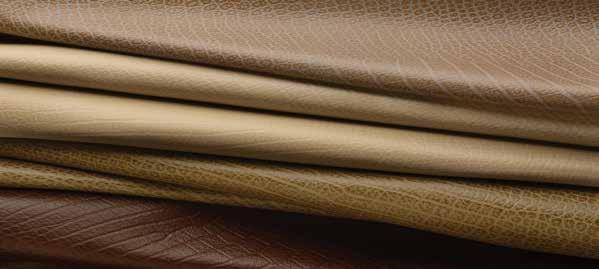 Each hide of this Italian, full grain, pure aniline leather develops a unique look that evolves as it is handled.
