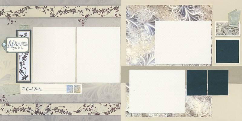 December 2016 Shades of Winter Page 5 of 7 Layout 5 & 6 4x5¼ 4x5¼ 12x12 Sand Print (LB) 12x12 Sand Plain (RB) 8.