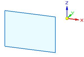 Introduction to part modeling Start the Rectangle command You will draw the rectangle on the XZ principal