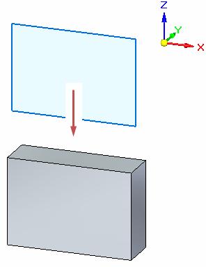 Step 1: model the base feature In the next few steps, you will draw a sketch rectangle and then construct the base feature of the