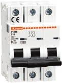 Page -2 Page -6 MINIATURE CIRCUIT BREAKERS UP TO 63A 1P, 1P+N, 2P, 3P and 4P versions IEC rated current In: 1-63A IEC short-circuit capacity Icn: 10kA (6kA for 1P+N) Trip characteristic curve: Type