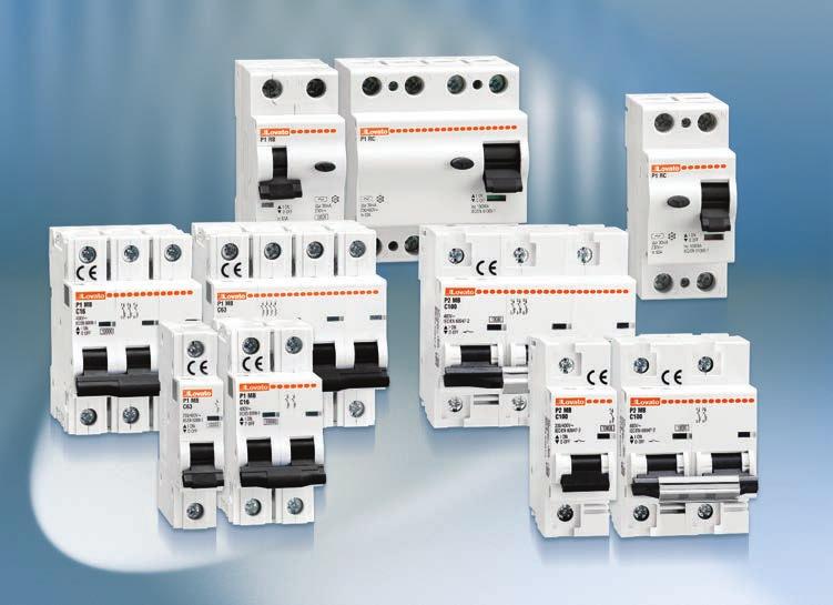 MINIATURE AND RESIDUAL CIRCUIT BREAKERS High breaking capacity Various trip characteristic curves: Type B, C and D Wide 1 to 125A current range Accessories available UL approved versions. SEC.