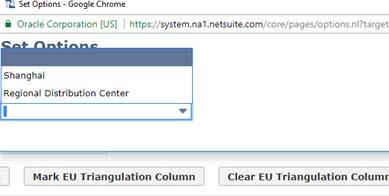 Setup in NetSuite :