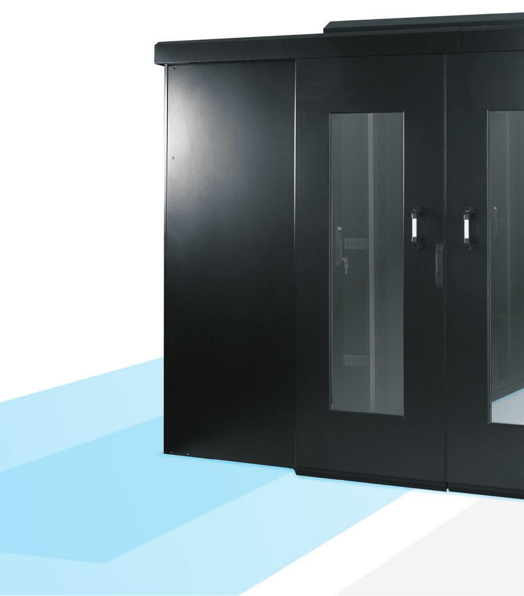 BKT 4DC Modular server cabinets To provide the best environment for IT equipment, cold/hot aisles are used which prevent