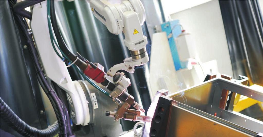 Robotic welding has significantly increased effectiveness of the process.