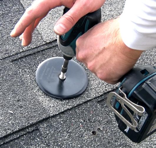 roofing - no removing nails or lifting shingles Use manufacturer s