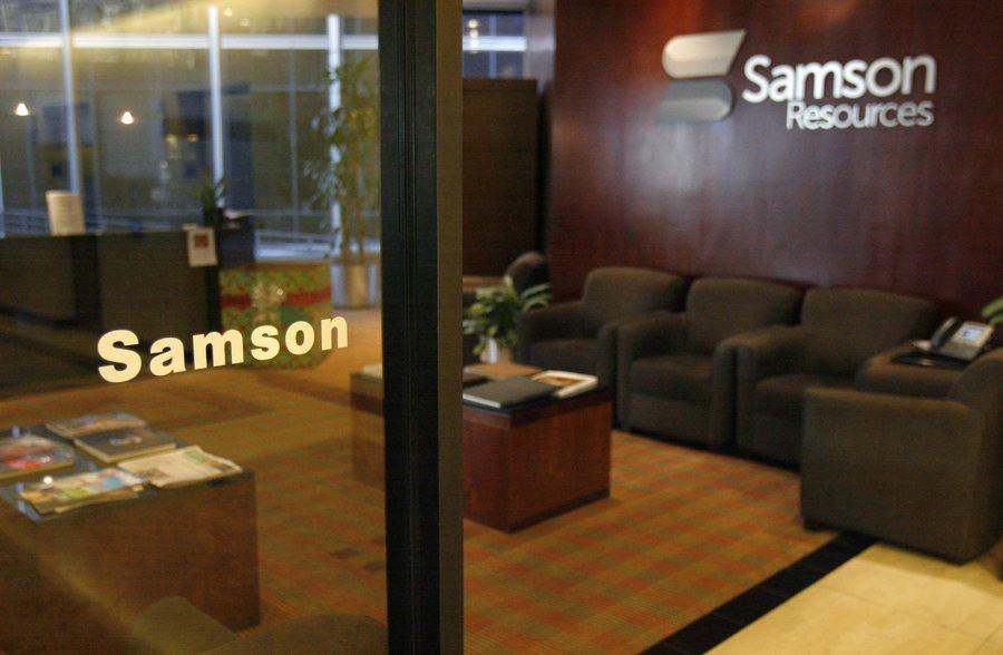 Samson Resources' office, in the Williams Center towers, on Tuesday.