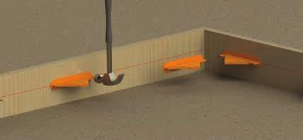 This positions the dowel in the most effective location in the concrete, maximising shear load transfer. 2.