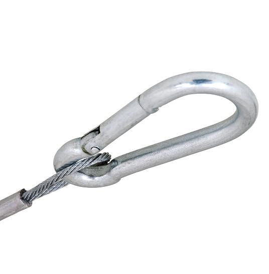 Wire with Loop Quick and easy fixing to purlins, beams etc by forming a choke knot. Reduces the installation time compared to conventional methods of suspension.