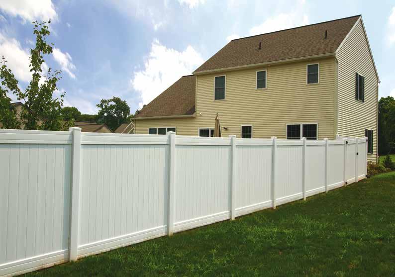C reate your own comfortable, personal space with a secure privacy fence. An array of options gives you the flexibility to design your very own oasis.
