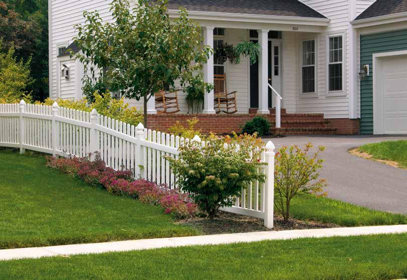 3" Columbia Picket Fence 3"