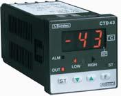 Digital temperature controllers CTH/CTD CTD /6 CTH 6 Heating / cooling function Measurement and setpoint display CTD CTD Heating or cooling function Measurement display Measurement deviation
