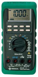Digital Multimeters DM-800 features: Autoranging, 3-5/6-digit, 5000-count display for greater accuracy. Frequency and capacitance measurements plus diode and continuity tests standard.