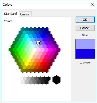 Paste Color Click Paste Color to replace the color in the currently selected grid position with the color in the sample box.