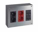 SNAP-FITTING OF K45 SOLUTIONS VOICE, DATA AND MULTIMEDIA INSTALLATION METAL ENCLOSURES Compatible with all the functions of the range: electrical sockets, protective elements, V&D and multimedia