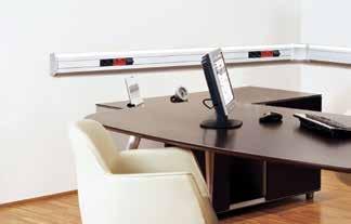 SIMON TRUNKING Installation systems for wiring distribution Direct snap-fit Offices Meeting rooms Commercial Libraries Laboratories Hotels premises K45 CABLOMAX PVC AND ALUMINIUM TRUNKING