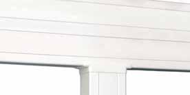 STIFFENER Placing a stiffener at each side of a set of K45 solutions guarantees perfect fastening to the trunking.