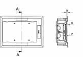 FRAME-HOLDER 50000801 039 500 CIMA TECHNICAL INFO SHALLOW FLOOR BOXES - Product designed according to the Safety Requirements of