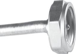 Right Angle Solder Type Plug (1-piece body) CABLE TYPE VSWR & FREQ. RANGE GOLD NICKEL A B.086 1.18 +.015f (0-12.4 GHz) Semi-Rigid 1.15 +.