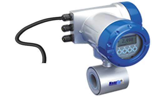 Flow sensor sizes 2.5mm to 100mm Wafer connection suites ANSI 150lb flanges Self-verifying. Accuracy: ±0.2%. 85-253 vac or 11 31 vdc powered Totaliser up to 10 digits. With Flowrate display.