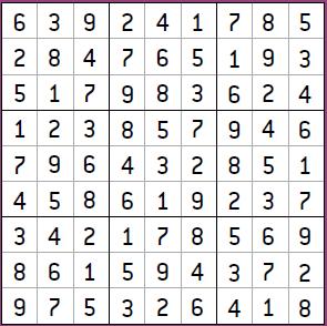 solutions [4]. Searchers have not yet uncovered any additional examples. Is anyone near to proving that no valid Sudoku puzzle can have only 16 clues? Still the answer is no.