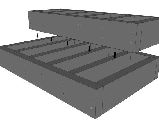 profile bearers and only in a box frame structure (fig.51) 1 Plan your step area, taking into account the decking board and riser width, when designing the tread and rise dimensions fig.