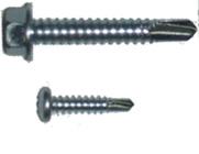 Nut (2) Self Drilling screws (2) ¼-20x1" slotted hex washer